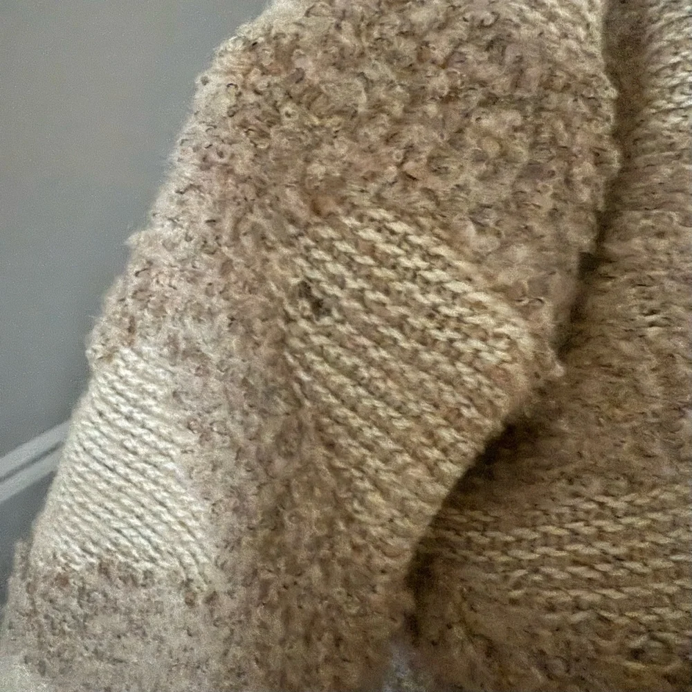 Anthropologie Tan Intarsia Spotted Cardigan by Rosie Meira | Size S | NWT - Picture 7 of 7